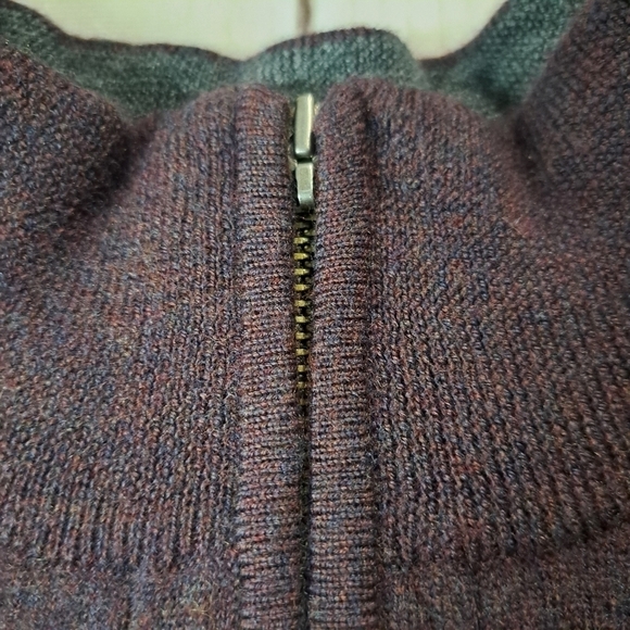 Jack Spicklaus Merino Wool Vest Size-Large V-Neck 1/2 Zip-Up Sleeveless - Picture 7 of 12